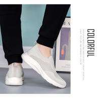 Hombres para verano otoño, nuevo estilo para hombres, deportes de un pie y ocio zapatos perezosos transpirables de suela suave, viejos zapatos de malla de Beijing - details 23