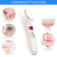 Martillo frío caliente portátil, dispositivo de belleza, crioterapia ultrasónica, estiramiento de la piel, masajeador de vibrac - details 6