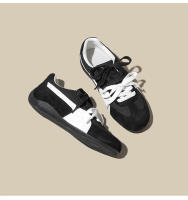 Cuero Ankola rojo casual zapatos de entrenamiento moral Forrest Gump zapatos nuevo retro cordones color coincidencia de cuero casual zapatos de mujer - details 26