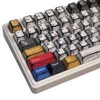 1pc 78Keys Customizeds Mixed Lights BOWs PBT Dye Sublimations Keycap Keycaps Cover for nical Keyboards - details 4