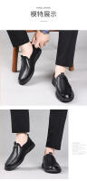 Zapatos de cuero de vaca de primera calidad Zapatos formales para hombres con suela antideslizante y de cuero genuino - details 7