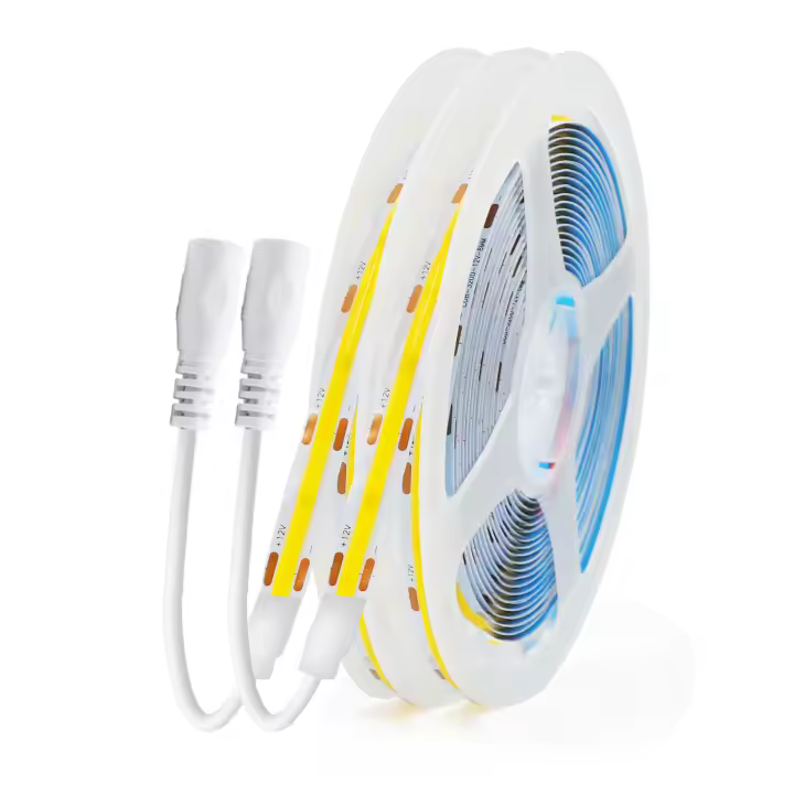 Tira de Luz LED COB Flexible de Alta Brillo 12V DC RA90 8mm Barra de Luz en Colores Variados para Decoración y Iluminación de Marca XUNATA - 1