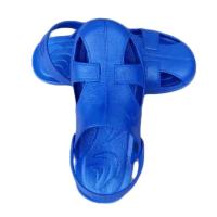 Zapatillas antiestáticas zapatos de seguridad hombre y mujer para el trabajo antideslizante transpirable masaje SPU suelas suaves sandalias de moda de verano - details 4