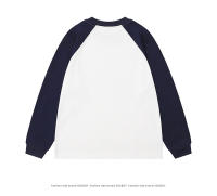Suéter de manga larga con cuello redondo para hombre, suéter suelto con estampado de flores blancas y grises - details 3