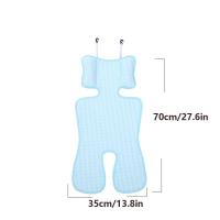 Alfombrilla de asiento de refrigeración para cochecito de bebé, cómoda y lavable, almohadilla suave transpirable para cochecito de bebé, forro de asiento de Color sólido, alfombrilla para cochecito de bebé, verano - details 0