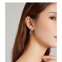 Chapado en oro de 18K para mujer, aretes de vid Vintage de Plata de Ley 925, joyería fina de diseño Original - details 7