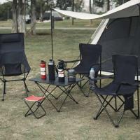 2024 Silla portátil para deportes al aire libre y césped para acampar - Negro - details 7