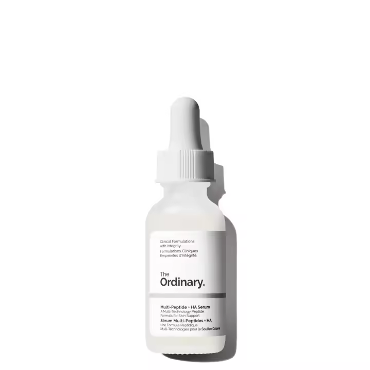 The Ordinary Multi-Péptido + Ácido Hialurónico, Fórmula antienvejecimiento para patas de gallo, elasticidad y firmeza, 1 Fl Oz - 1