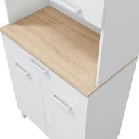 detalle mueble cocina kira blanco y canadian