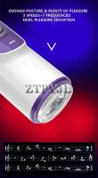 Mastubador para hombres, pistón automático telescópico, masturbador de calefacción masculino, vibrador de empuje, Vagina realista, Juguetes sexuales de Coño Real - details 7