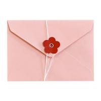 20 piezas Vintage San Valentín sobres de ventana sobre de regalo sobre de efectivo sobres de papel Kraft con botón lazo amor - details 2