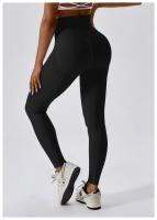 Pantalones de Yoga sin costuras para mujer, mallas Push Up de cintura alta, ajustados, de secado rápido, elásticos, para entrenamiento - details 20