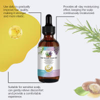 Extracto de planta HOEGOA mezclado con aceite esencial para el cuero cabelludo, champú, nutre, hidrata el cabello, suaviza y cuida la esencia - details 5