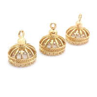 Colgantes de borlas con más agujeros de latón para mujer, Color oro de 18K, suministros para hacer joyería Diy de alta calidad, accesorios para pendientes - details 6