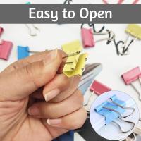 Mini clips para carpetas, 60 piezas, tamaño pequeño para el hogar, la escuela y la oficina - details 3