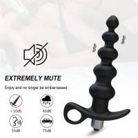 Empaque privado Vibrador Sexy con cuentas Masajeador de próstata Tapón anal Estimulador de punto G Vibrador de 16 velocidades Juguetes sexuales para hombres Juguete anal - details 6