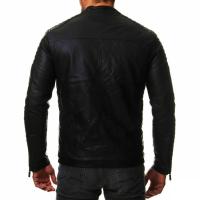 Chaqueta de Cuero para Ciclismo para Hombres A Prueba de Viento y Lluvia, Estilo Casual Hip-Hop - details 9