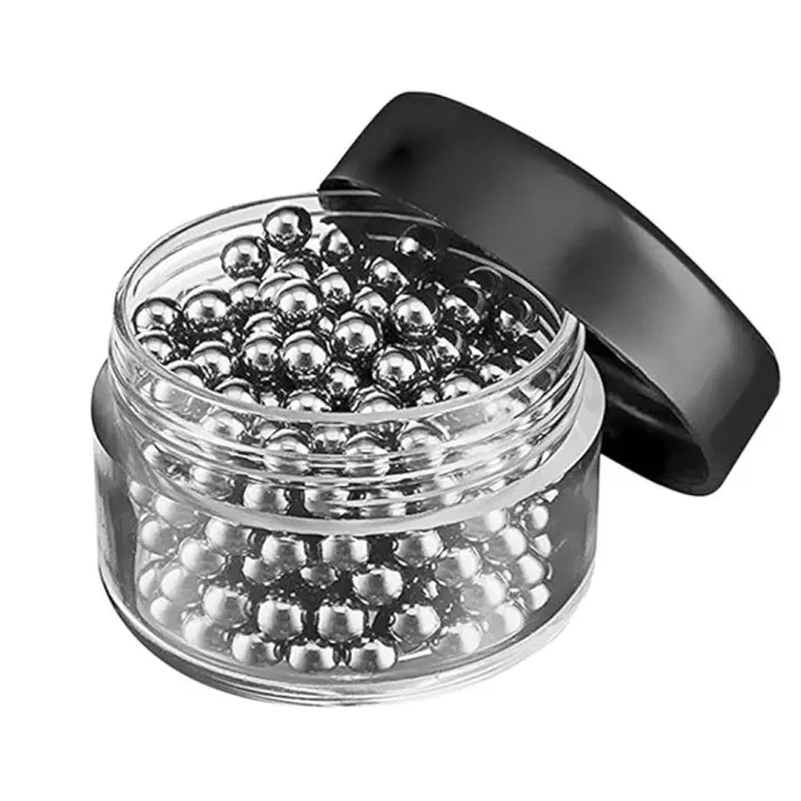Cuentas de Limpieza de Acero Inoxidable 400 Piezas Reutilizables para Botella de Vino, Decantera y Vajilla Hogar Limpios - 1