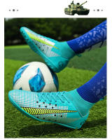 Zapatos de fútbol de alta calidad para hombres, botas de fútbol de tobillo alto para niños, zapatillas de entrenamiento de hierba antideslizantes para exteriores, TF/AG - details 25