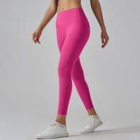 Hmidou-mallas de gimnasio con bolsillos para mujer, pantalones de Yoga, Fitness, cintura alta, Control de barriga, correr, entrenamiento - details 21