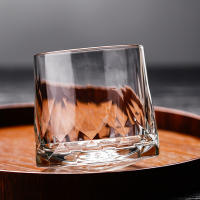Vasos de Whisky de diamante creativos, vaso de vidrio, diseño giratorio, copas de vino, vaso de chupito de Whisky, accesorios de Bar - details 4