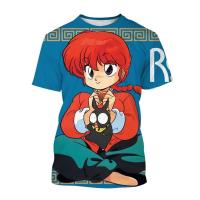 Camisetas con estampado 3D de Anime japonés Lanma para hombre y mujer, camisetas informales de talla grande, deportes callejeros, transpirables de secado rápido - details 2