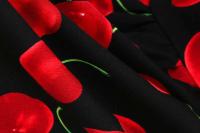 Vestido de Fiesta de Cumpleaños de Princesa para Niñas en 2025 Estampado de Cereza Lindo - details 16