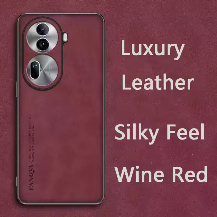 Teléfono de cuero retro para OPPO 11/ 11 Pro, Reno 11F, funda protectora a prueba de golpes para prevención de caídas - 1