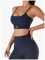 Alo yoga ropa chaleco mujer fitness deportes running sujetador reunión espalda belleza tirantes lencería entrenamiento top - details 12
