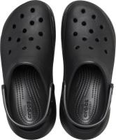 Classic Crush Clog mujer, adecuados para lugares casuales, sandalias de playa, zapatillas-Negro. - details 4