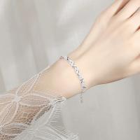 Pulsera para mujer, plata 925, XO, moda coreana, fiesta, boda - details 2