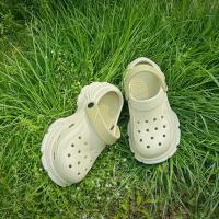 Pisando zapatos de agujero de mierda nuevas zapatillas exteriores de suela gruesa que aumentan las zapatillas casuales de playa Baotou - details 7
