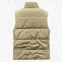 Chaleco Cargo para Hombre Abrigo Táctico de Lana Gruesa sin Mangas, Traje de Trabajo con Bolsillos, 6XL, Novedad 2025 - details 10