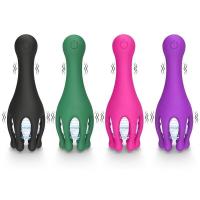 Empaque privado Masajeador de glande masculino sexy con 3 modos de empuje y 9 modos de vibración, entrenador de retardo, vibrador, masturbador de clímax oral, juguetes sexuales para hombres - details 19