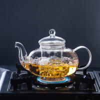 Tetera de vidrio grueso de 250ml/600ml/1000ml, elegante, ligera, para hacer té perfumado, té verde - details 3