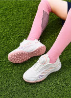 Nuevo botón giratorio zapatos de fútbol para niños niñas escuela primaria niños juego tf uñas rotas niñas zapatos de entrenamiento - details 2
