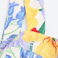 BUNO-Vestido de verano sin mangas para mujer, traje elegante con estampado dulce, tirantes, espalda descubierta, patchwork, playa y vacaciones - details 7