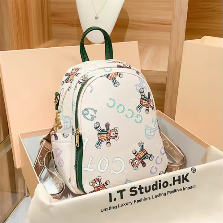 Artículos de lujo de Hong Kong2025Nueva Bolsa de Mujer de Marca Auténtica Mochila Bolso de Mano Bolso de Hombro Bolsa de Senderismo - 1