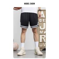 Shorts De Baloncesto Para Hombre SONECHOKI De Longitud De Rodilla Estampado De Rayas Malla Transpirable Entrenamiento Fitness Running Gimnasio - details 7