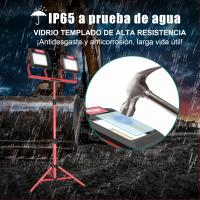 Trabajo 120W, Construcción, 14000LM, Foco LED para Obras con Trípode Telescópico, 1.75 M, 360 ° Giratorio, Cable 3M para Obras de Construcción en Interiores y Exteriores - details 5