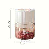 Mini machacador de ajo USB, portátil, para carne, utensilio de cocina, picador de verduras, picador eléctrico de alimentos para cocina. - details 0