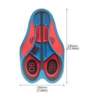 Almohadilla de Gel para ciclismo para hombre, a prueba de golpes, esponja con orificio transpirable, almohadilla para pantalones de ciclismo de silicona, cojín para asiento de bicicleta de alta densidad 12D 19D 20D - details 0