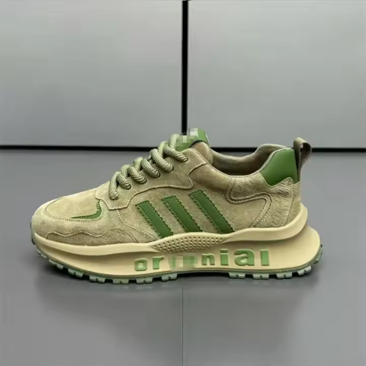Zapatos Retro populares de tres barras con suela gruesa para hombre, calzado deportivo y de ocio versátil para primavera y otoño, 2025 - 1
