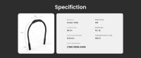 Yeelight LED Luz de libro para el cuello Luz de lectura nocturna Luz de lectura Luz nocturna Doble cabezal regulable Carga tipo C Ajuste de fuente de luz de 3 niveles - details 8