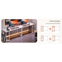 Bureau table bureau ordinateur desk bureau blanc bureau gaming bureau petit bureau avec étagère