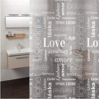 Cortinas de ducha de 180x180cm para baño, impermeables, resistentes al moho, con ganchos - details 0