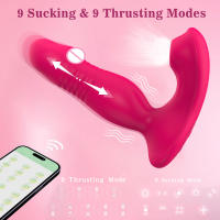 Inserte el vibrador de punto G del pene falso, juguete humano adulto 3 en 1, vibrador portátil para mujer y aplicación de control remoto mariposa pareja juguete sexual herramienta de placer sexual para mujeres - details 1