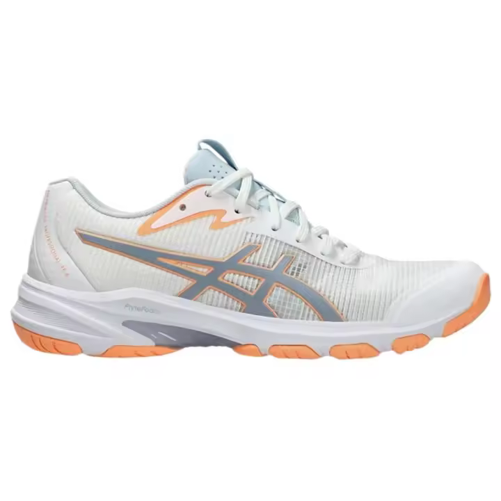 Zapatillas de netball Leten NETBURNER PROFESSIONAL FF 4 para mujer en blanco/gris azul - 1