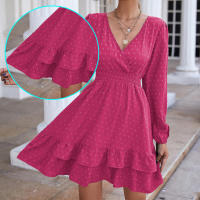 Vestido corto adelgazante para mujer, excelente Material, Vestido corto informal encantador para citas diarias, ropa de compras - details 2