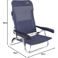 Silla de Playa - AL-205 - Oscuro Gris (40) - details 2